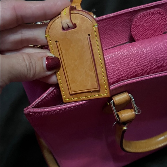 Dooney & Bourke Pink Janine Leather Top Handle and Crossbody Strap Purse - Picture 6 of 13